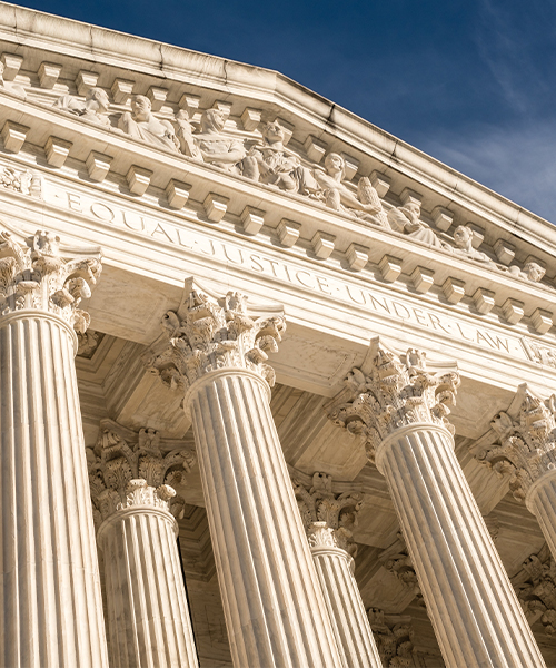 The Supreme Court building in Washington, D.C.