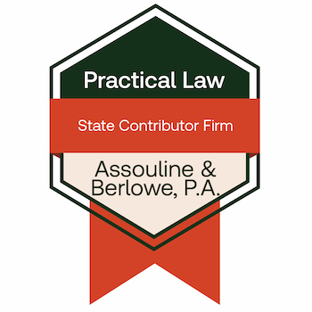 Practical Law badge - Assouline & Berlowe, P.A.